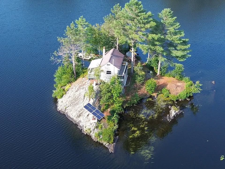 Secluded Private Island Retreat on Nay Pond