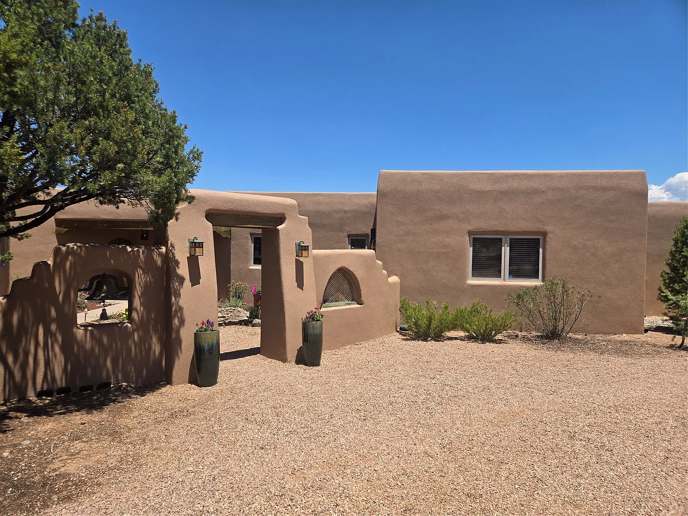 Enchanting Santa Fe Adobe Home with Stunning Mountain Views