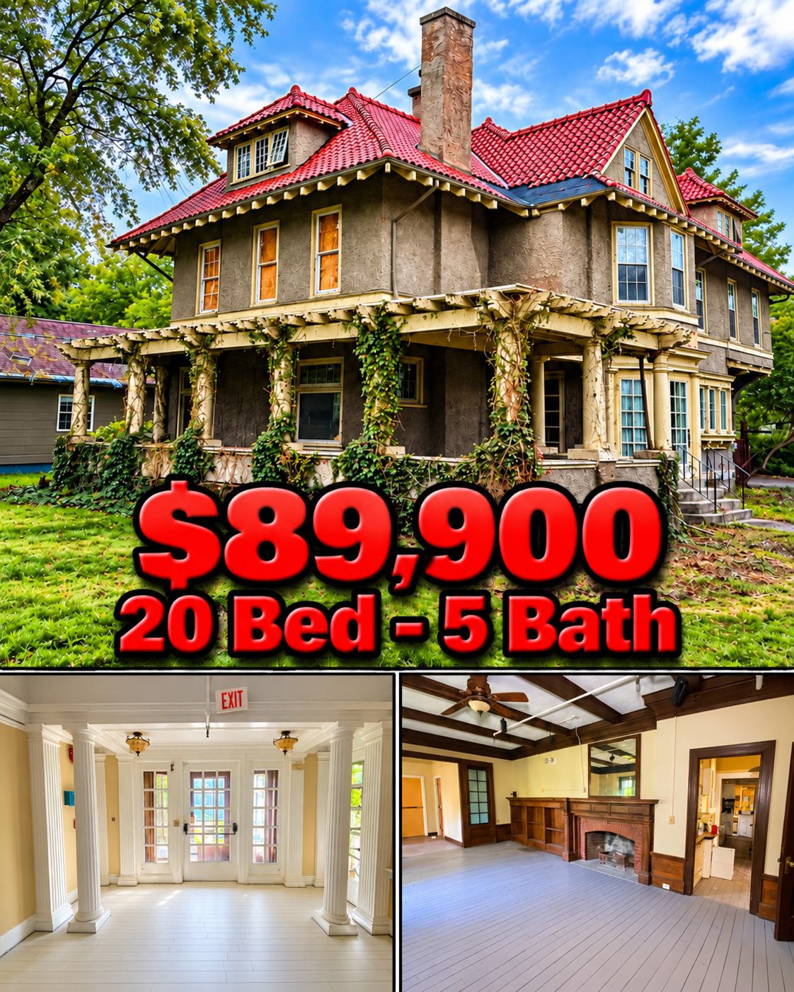 Massive Former Assisted Living Facility with Incredible Investment Potential in Elmira, New York